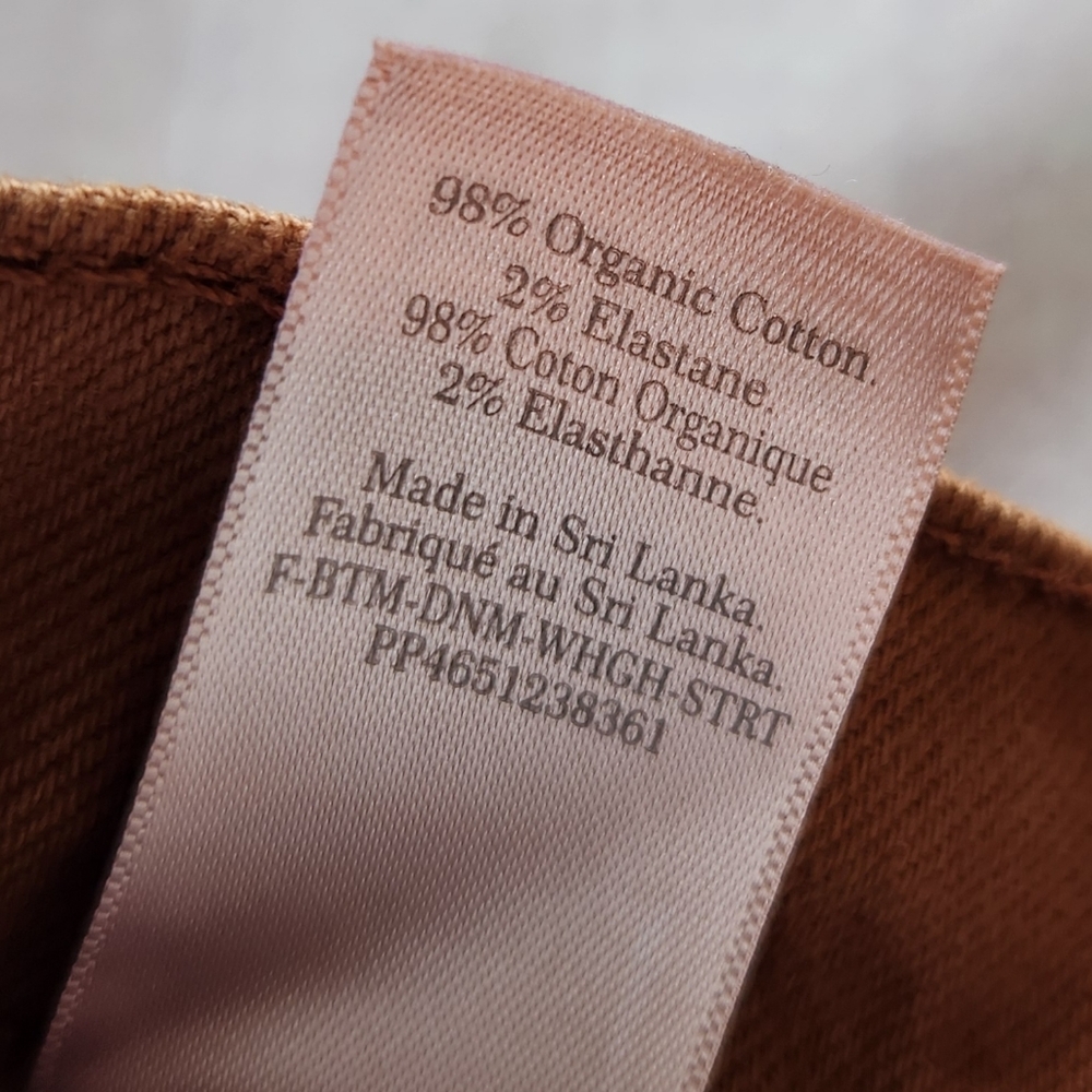 NWT Everlane "The Way-High" Rise Straight Jean Burnt Orange | Women's Size 24 - Picture 13 of 14